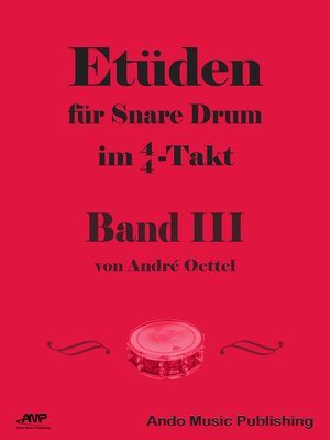 cover image of Etüden für Snare Drum im 4/4-Takt--Band 3